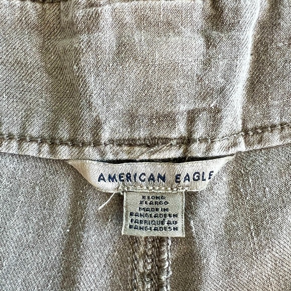 American Eagle kaki cargo pants Size 2 long - Picture 4 of 5